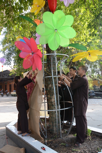 Series photos of activities preparing for the New Year 2019