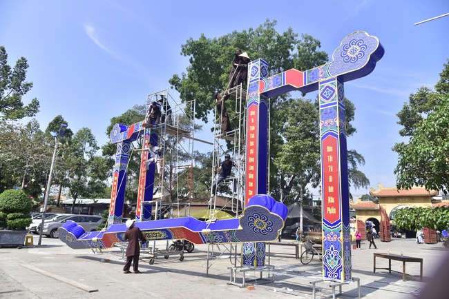 Series photos of activities preparing for the New Year 2019