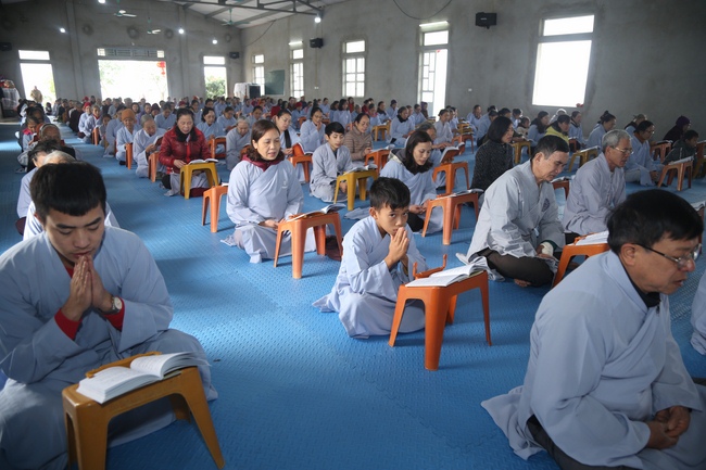 Khóa tu cuối năm và Lễ tổng kết Phật sự năm Mậu Tuất tại chùa Đống Cao – Thanh Hóa