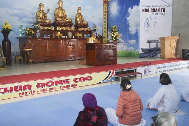 Khóa tu cuối năm và Lễ tổng kết Phật sự năm Mậu Tuất tại chùa Đống Cao – Thanh Hóa