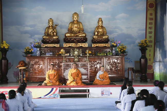 Khóa tu cuối năm và Lễ tổng kết Phật sự năm Mậu Tuất tại chùa Đống Cao – Thanh Hóa