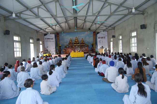 Khóa tu cuối năm và Lễ tổng kết Phật sự năm Mậu Tuất tại chùa Đống Cao – Thanh Hóa