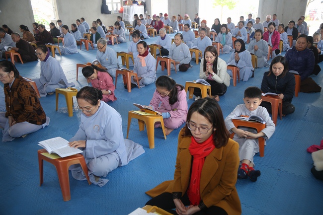 Khóa tu cuối năm và Lễ tổng kết Phật sự năm Mậu Tuất tại chùa Đống Cao – Thanh Hóa