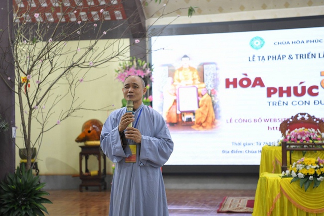 Hoa Phuc Pagoda: Ceremony of Thanking Dharma - The Dog's year-end photo exhibition