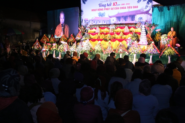 Closing ceremony of ten-year Buddha activities at Tieu Dao pagoda (2008-2018) in Quang Ninh