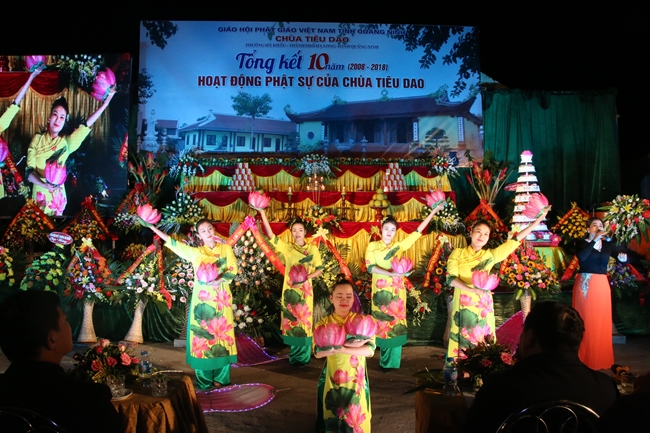Closing ceremony of ten-year Buddha activities at Tieu Dao pagoda (2008-2018) in Quang Ninh