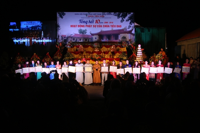 Closing ceremony of ten-year Buddha activities at Tieu Dao pagoda (2008-2018) in Quang Ninh