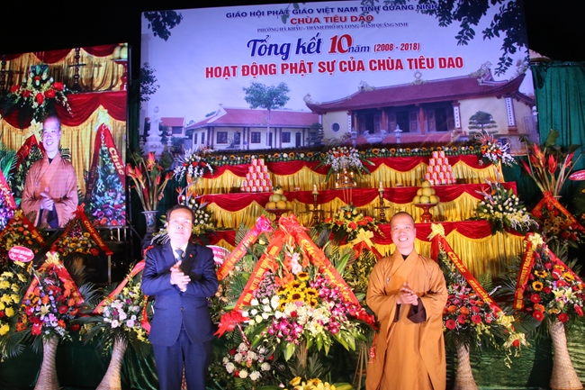 Closing ceremony of ten-year Buddha activities at Tieu Dao pagoda (2008-2018) in Quang Ninh