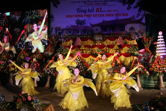 Closing ceremony of ten-year Buddha activities at Tieu Dao pagoda (2008-2018) in Quang Ninh
