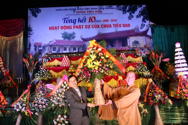 Closing ceremony of ten-year Buddha activities at Tieu Dao pagoda (2008-2018) in Quang Ninh