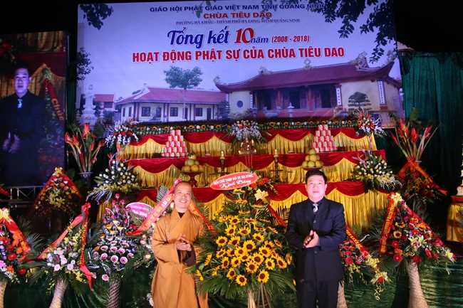 Closing ceremony of ten-year Buddha activities at Tieu Dao pagoda (2008-2018) in Quang Ninh