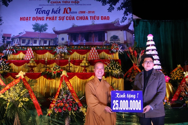 Closing ceremony of ten-year Buddha activities at Tieu Dao pagoda (2008-2018) in Quang Ninh