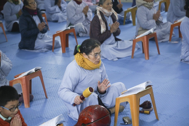 One-day retreat reciting the Buddha's name - Dong Cao Pagoda - Thanh Hoa