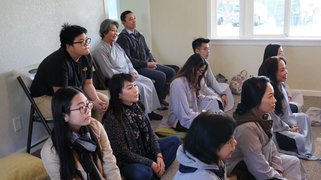 The One day Retreat at the Hoang Phap Pagoda in United States