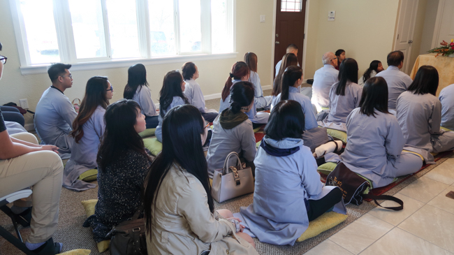 The One day Retreat at the Hoang Phap Pagoda in United States