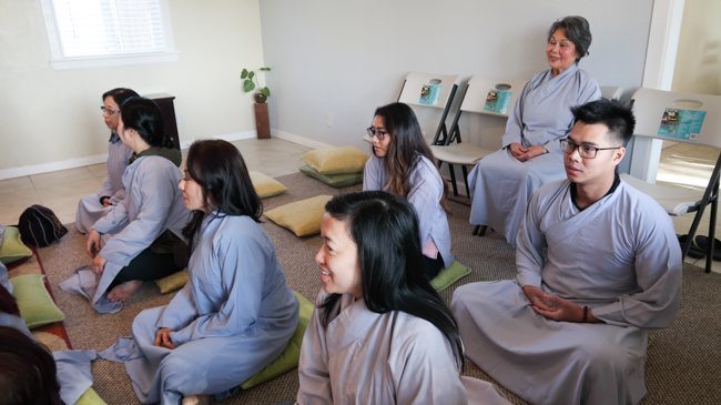 The One day Retreat at the Hoang Phap Pagoda in United States