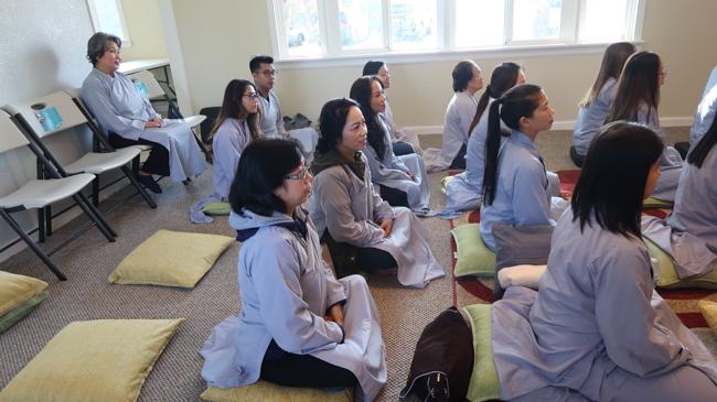 The One day Retreat at the Hoang Phap Pagoda in United States