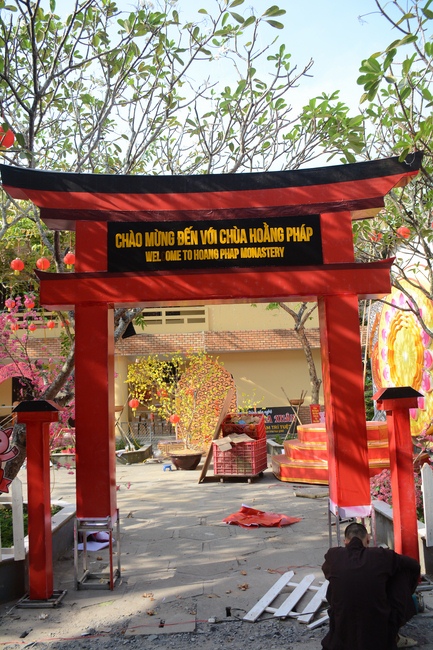 Series photos of activities preparing for the New Year 2019