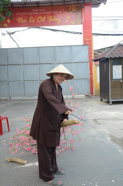 Series photos of activities preparing for the New Year 2019