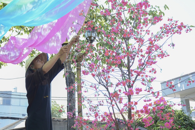 Series photos of activities preparing for the New Year 2019