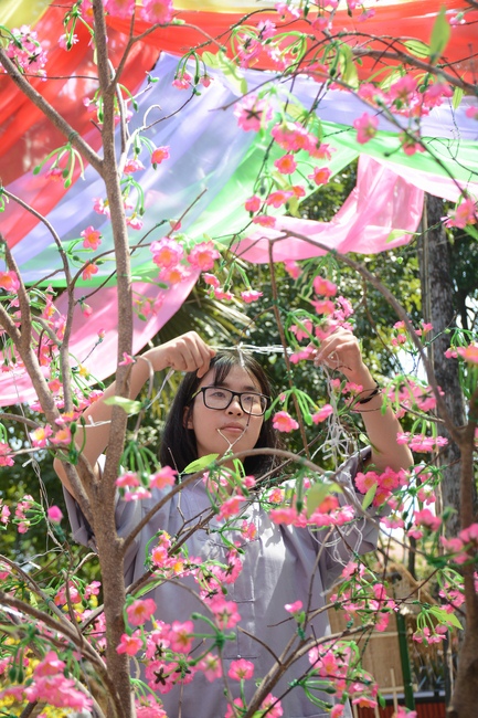 Series photos of activities preparing for the New Year 2019