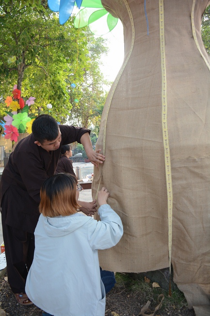 Series photos of activities preparing for the New Year 2019