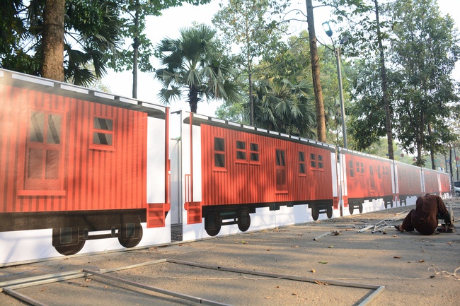 Series photos of activities preparing for the New Year 2019