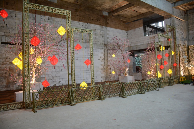 Series photos of activities preparing for the New Year 2019