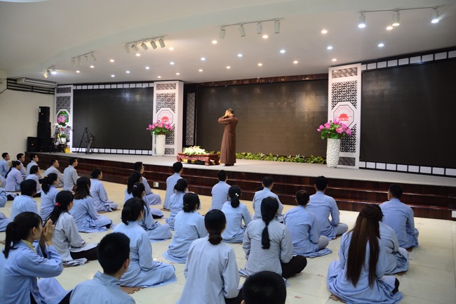 Buổi ôn lại oai nghi dành cho Phật tử