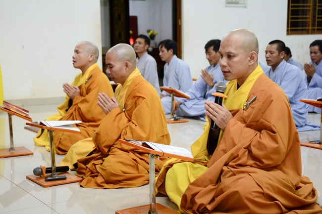 The repentant Ceremony at Dang Phap Pagoda, Binh Phuoc