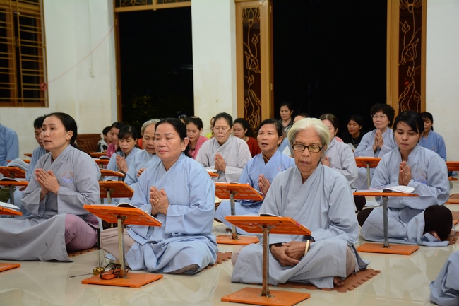 The repentant Ceremony at Dang Phap Pagoda, Binh Phuoc