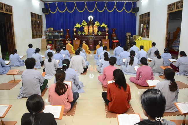 The repentant Ceremony at Dang Phap Pagoda, Binh Phuoc
