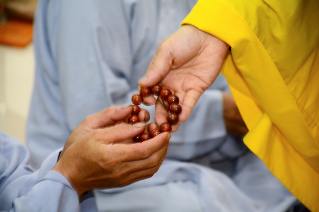 The repentant Ceremony at Dang Phap Pagoda, Binh Phuoc