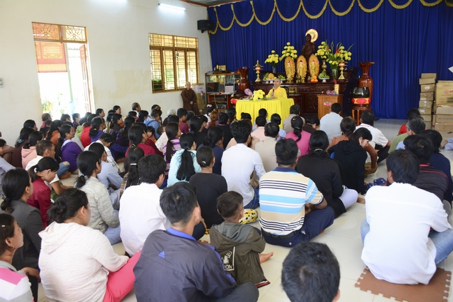 The repentant Ceremony at Dang Phap Pagoda, Binh Phuoc