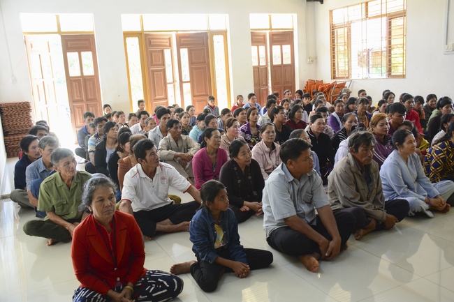 The repentant Ceremony at Dang Phap Pagoda, Binh Phuoc