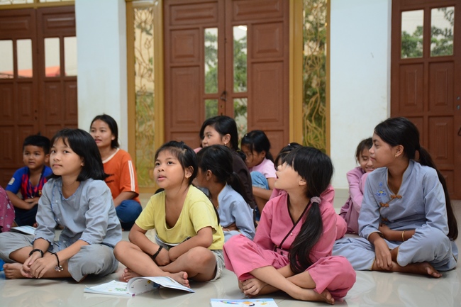 The repentant Ceremony at Dang Phap Pagoda, Binh Phuoc