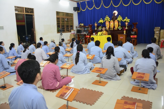 The repentant Ceremony at Dang Phap Pagoda, Binh Phuoc