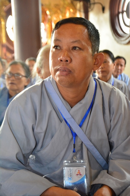 The second cultivation day of three day meditating - reciting the Buddha's name at Tay Khanh Pagoda
