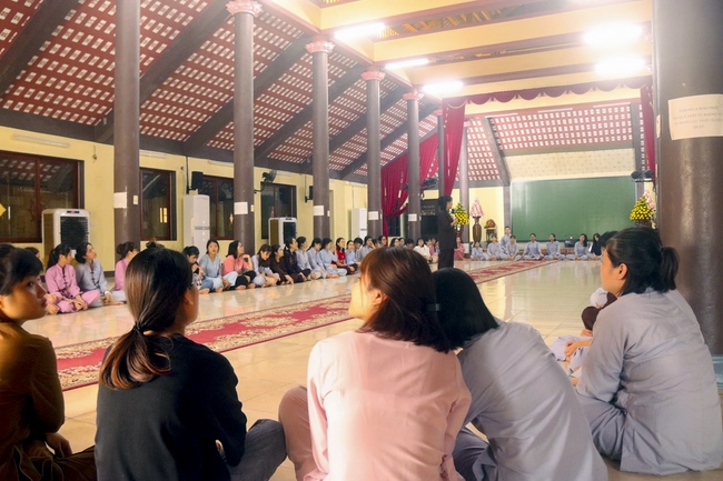 The retreat of Tea Meditation: Comeback to listening” at Hoa Phuc Pagoda.