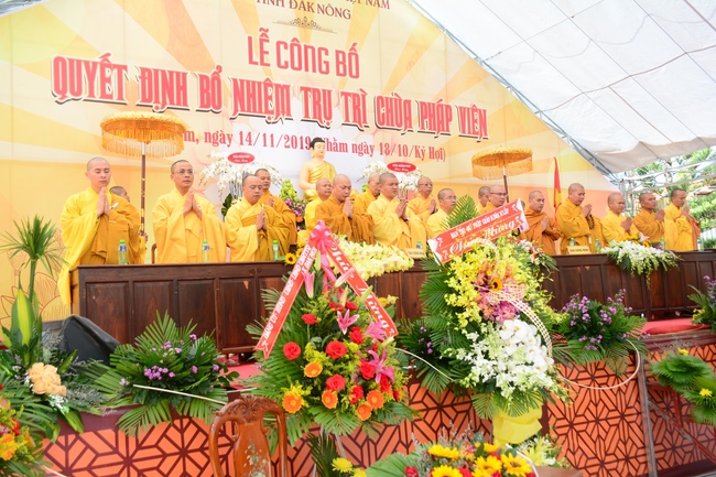 Abbot Appointment Ceremony of  Phuoc Vien Pagoda – Dak Nong