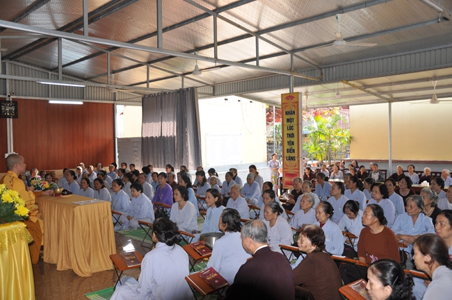 Tu niệm Phật “Một Ngày An Lạc” chùa Tiêu Dao, Quảng Ninh