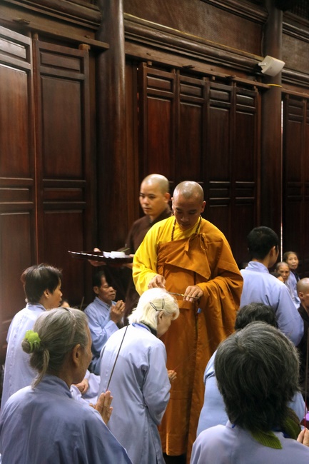 Ten-day Cultivation Course at Hoa Phuc Pagoda.