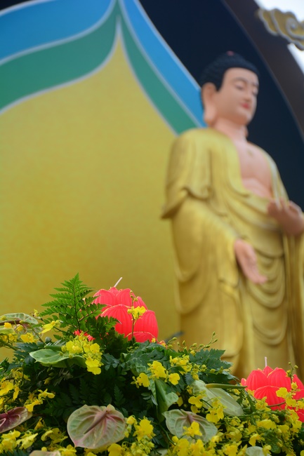 Công tác chuẩn bị đêm hoa đăng kỷ niệm đức Phật A-di-đà (phần 3)