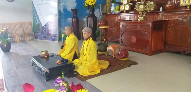 The 9th retreat “Learning Practice as the Buddha's teachings” at Dong Cao Pagoda