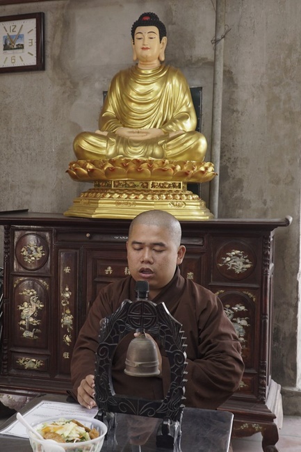 The 2nd day - The 9th retreat  “Learning Practice as the Buddha's teachings” at Dong Cao Pagoda