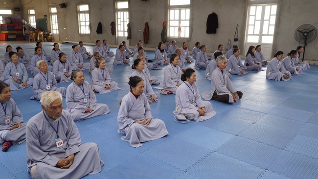 The 2nd day - The 9th retreat  “Learning Practice as the Buddha's teachings” at Dong Cao Pagoda