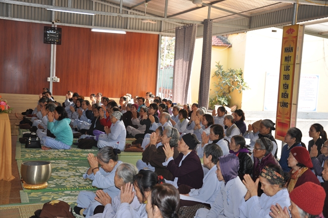 One day year-end retreat at Tieu Dao pagoda, Quang Ninh