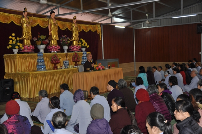 One day year-end retreat at Tieu Dao pagoda, Quang Ninh
