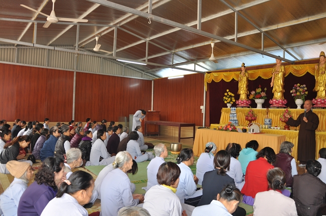 One day year-end retreat at Tieu Dao pagoda, Quang Ninh