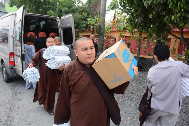 Flower Lantern festival on Amitabha Buddha 's Birthday at Long Hoa Pagoda – Long An